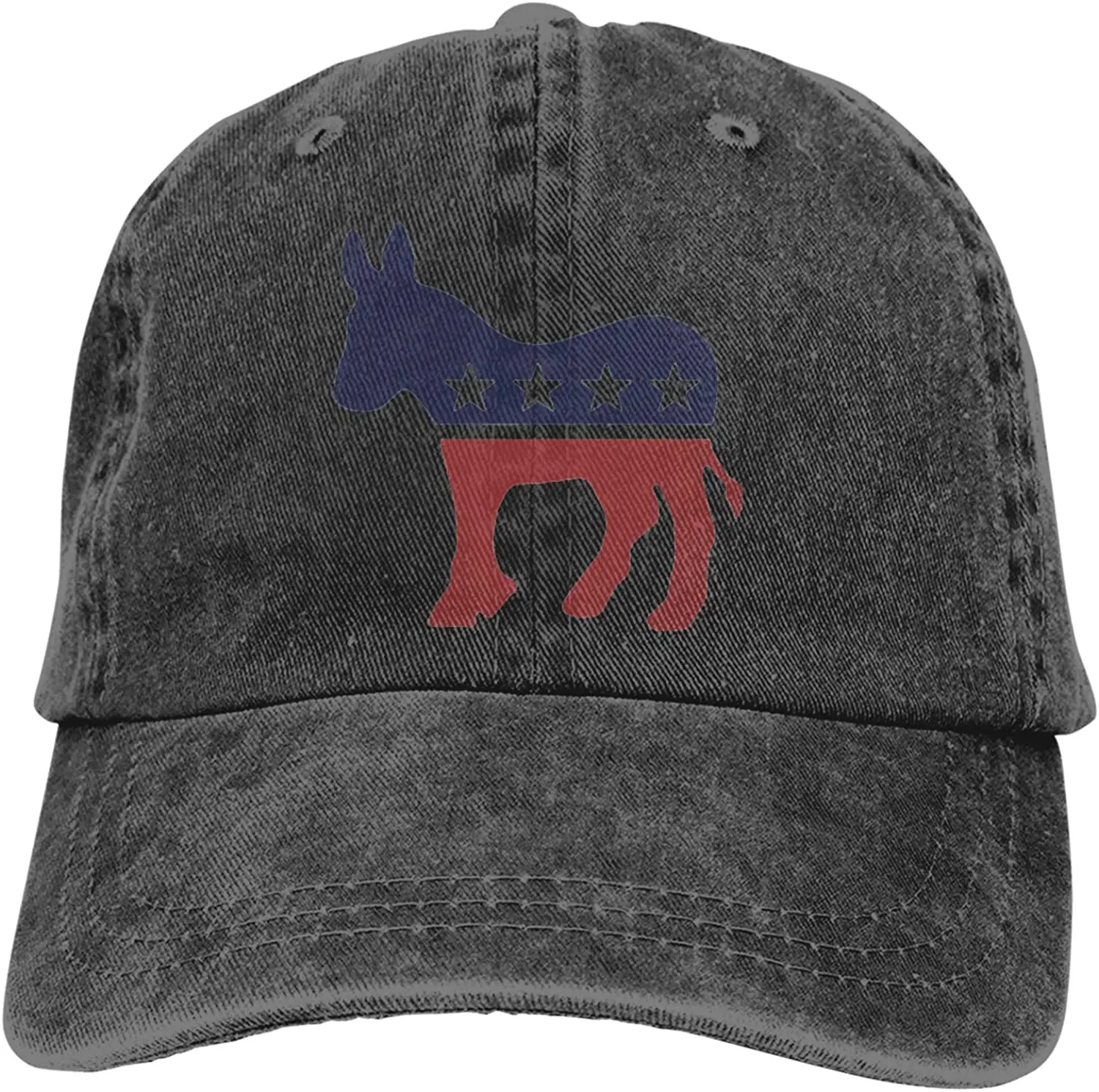 

Best Selling 2020 new print Denim Cap Faded Democrat Donkey Baseball Dad Cap Classic Adjustable Casual Sports for Men Women Hats