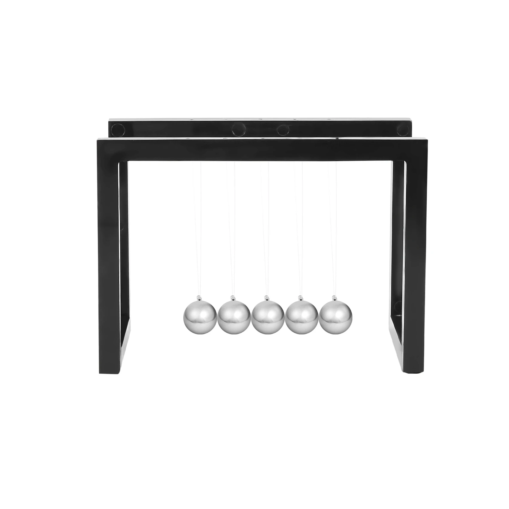 

Balls Cradle Balance Ball Ornaments Home Decorations Desk Decoraction Toy Gift Black