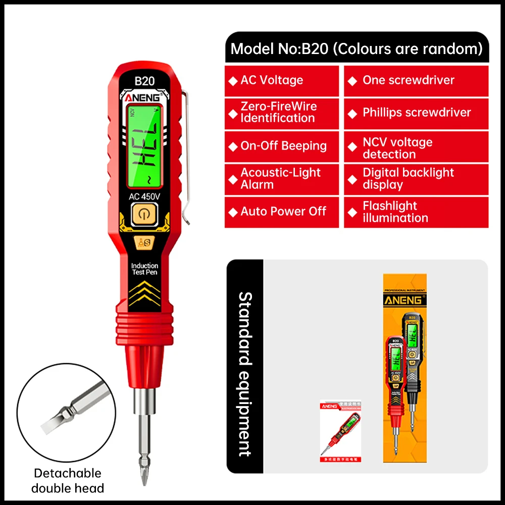 

ANENG B20 Умный тестер напряжения