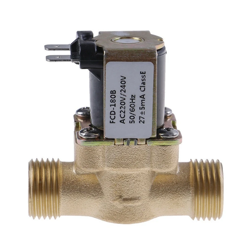 

1PC G1/2Inch Brass Electric Solenoid Valve For Solar Water Heater