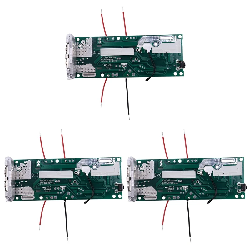 

3X Li-Ion Battery Charging Protection Circuit Board PCB for Ryobi 20V P108 RB18L40 Power Tools Battery