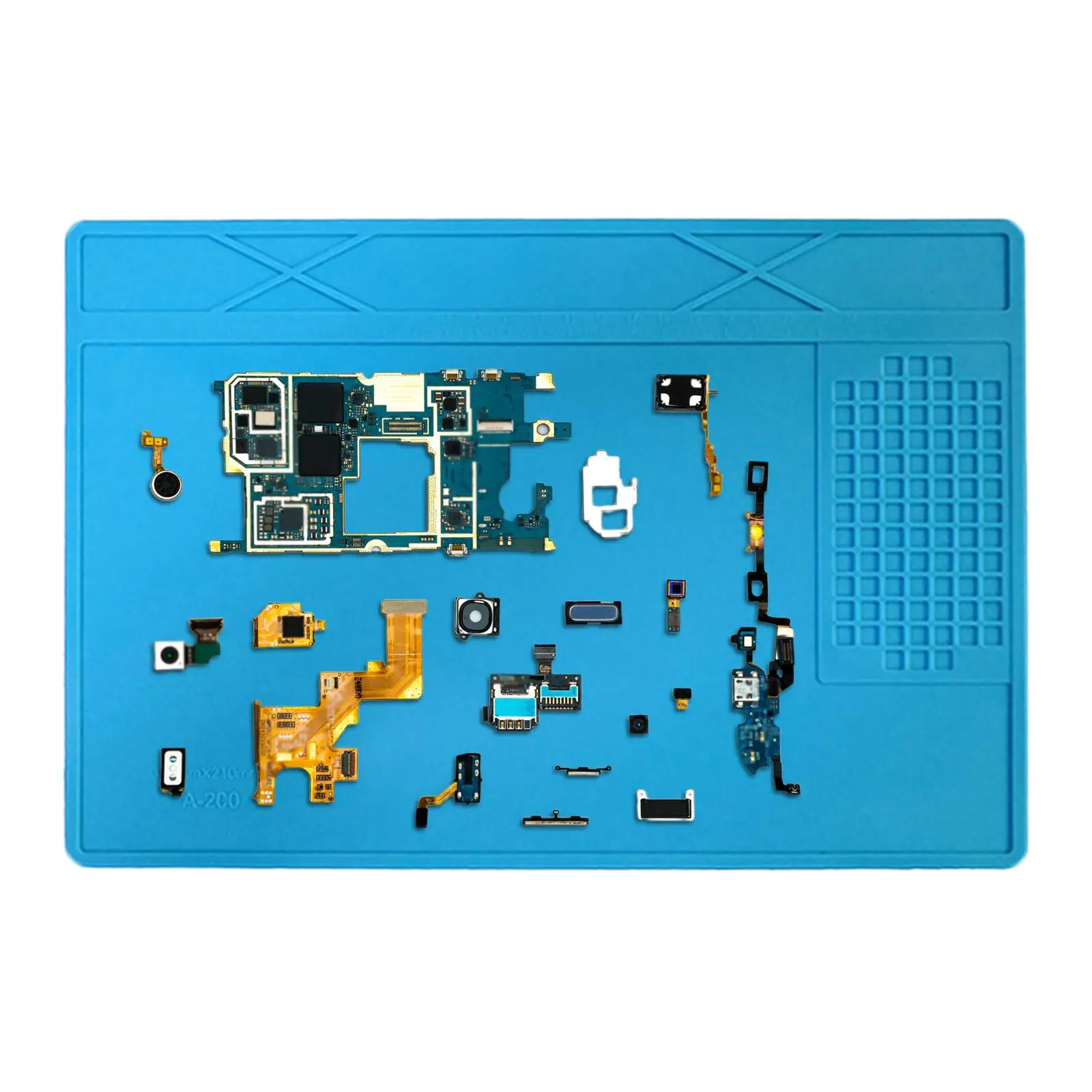 

Silicone Soldering Mat Repair Work Mat for Welding Workbench Solder Iron Station