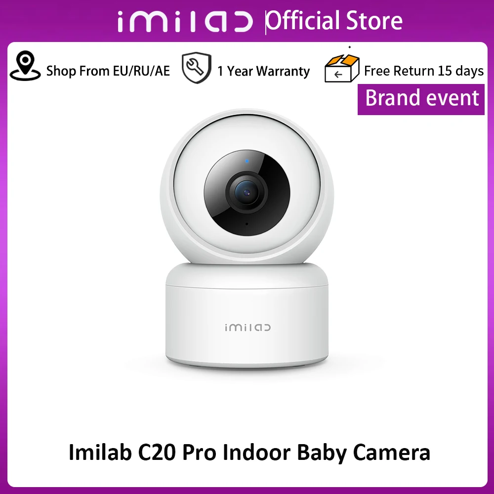 IMILAB C20 & C20Pro 1080P / 3MP Night Vision Camera Indoor Smart Home Security Video Surveillance Camera Baby Monitor Webcam