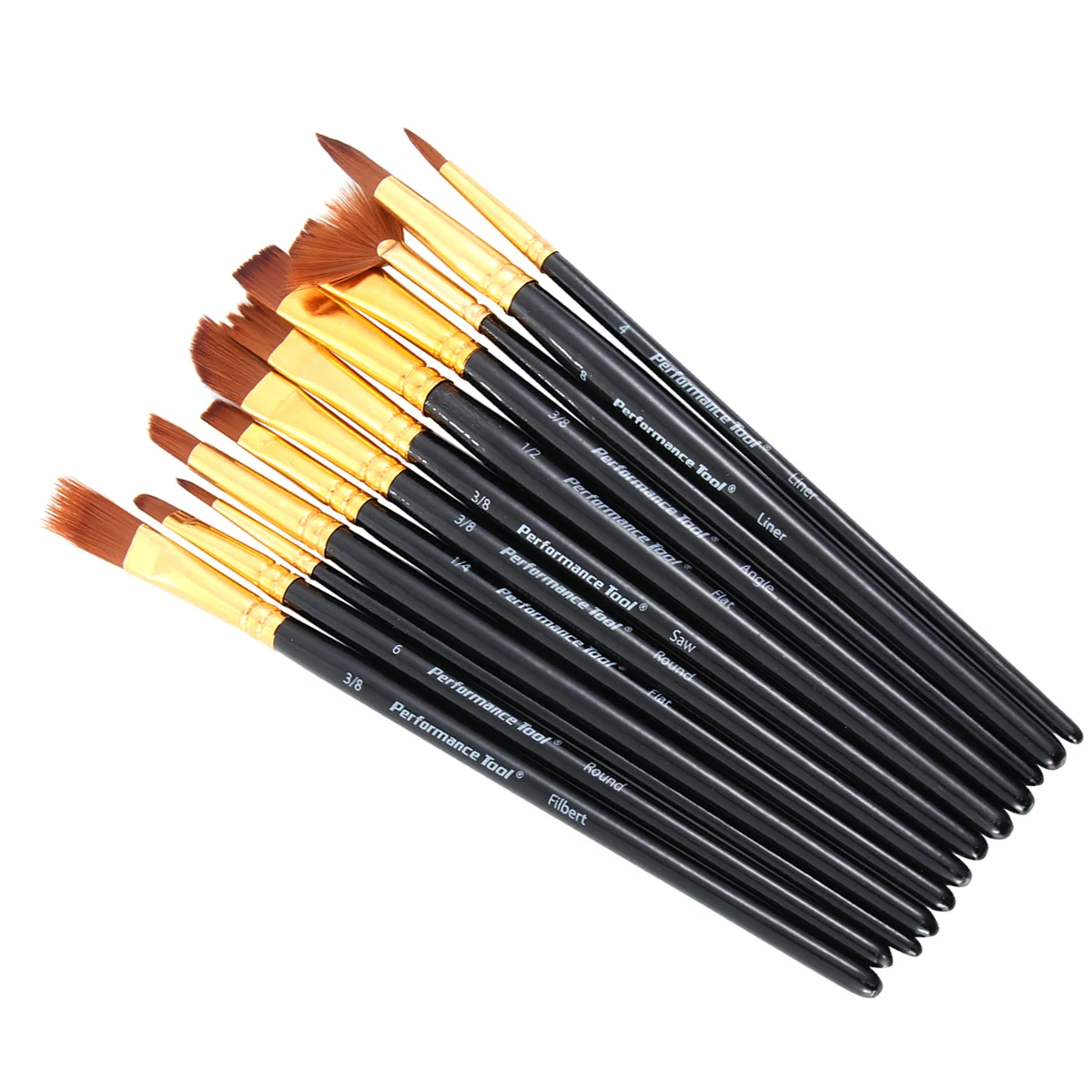

12 PcsProfessional Kids Suit Pad Watercolor Brush Pens Set Kids Hair Brush Acrylic Brush Watercolor Painting