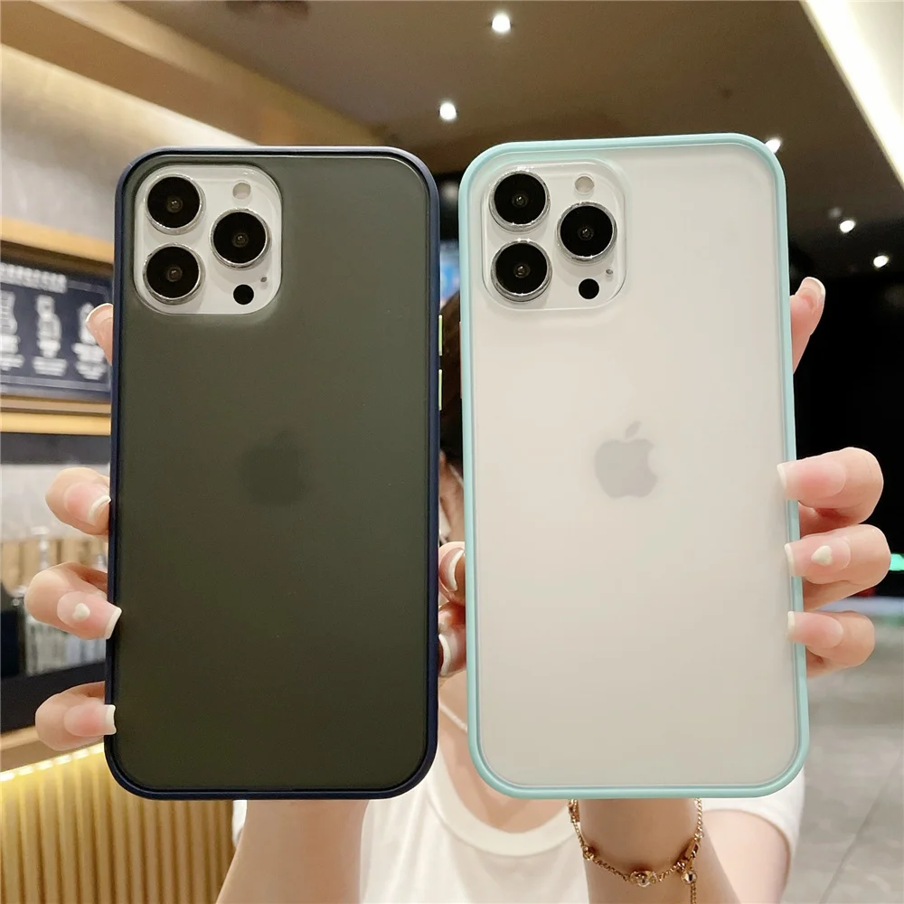 

Чехол для телефона с цветными кнопками moskado для iPhone 11 Pro Max 12 13 X XS Max XR 7 8 Plus SE 2020 дюйма