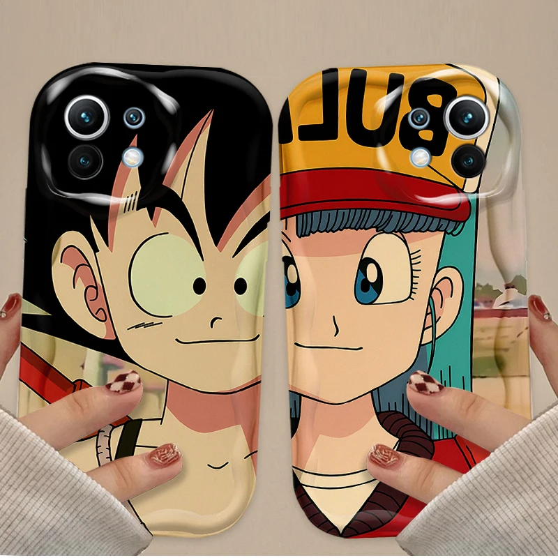 Чехол с объемными волнами Аниме D-Dragon для Xiaomi 13T 12T 14 13 12 11 11i Lite 5G NE 10T POCO X5 X6 Pro X3 NFC X4 GT