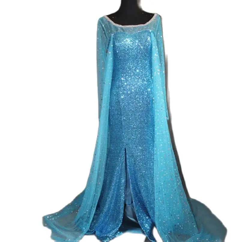 

Костюм для косплея королевы Эльзы, модное платье принцессы, подарок на Хэллоуин, Рождество, вечеринку, для женщин и девочек, изготовление на заказ