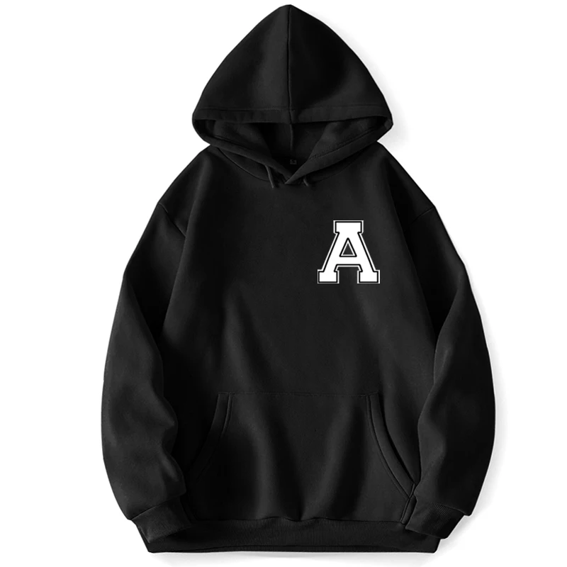 Letter A Hoodie Jumpers Hoodies For Men Clothes Sweatshirts Trapstar Spring Autumn Pullovers Pocket Korean Style Sweatshirt