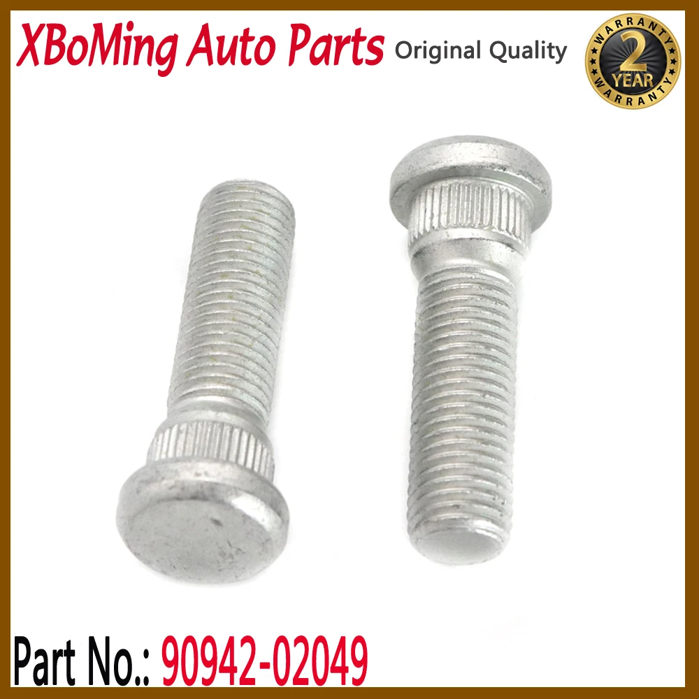 

90942-02049 2 шт. шпилька для проушины колеса болт для CHEVROLET GEO LEXUS PONTIAC SCION TOYOTA 9094202049 42301-35090 4230135090