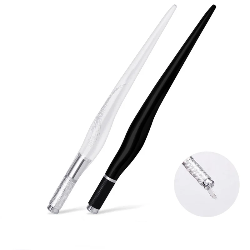 Черная прозрачная ручка Tebori 3D Ручка для перманентного макияжа татуажа бровей