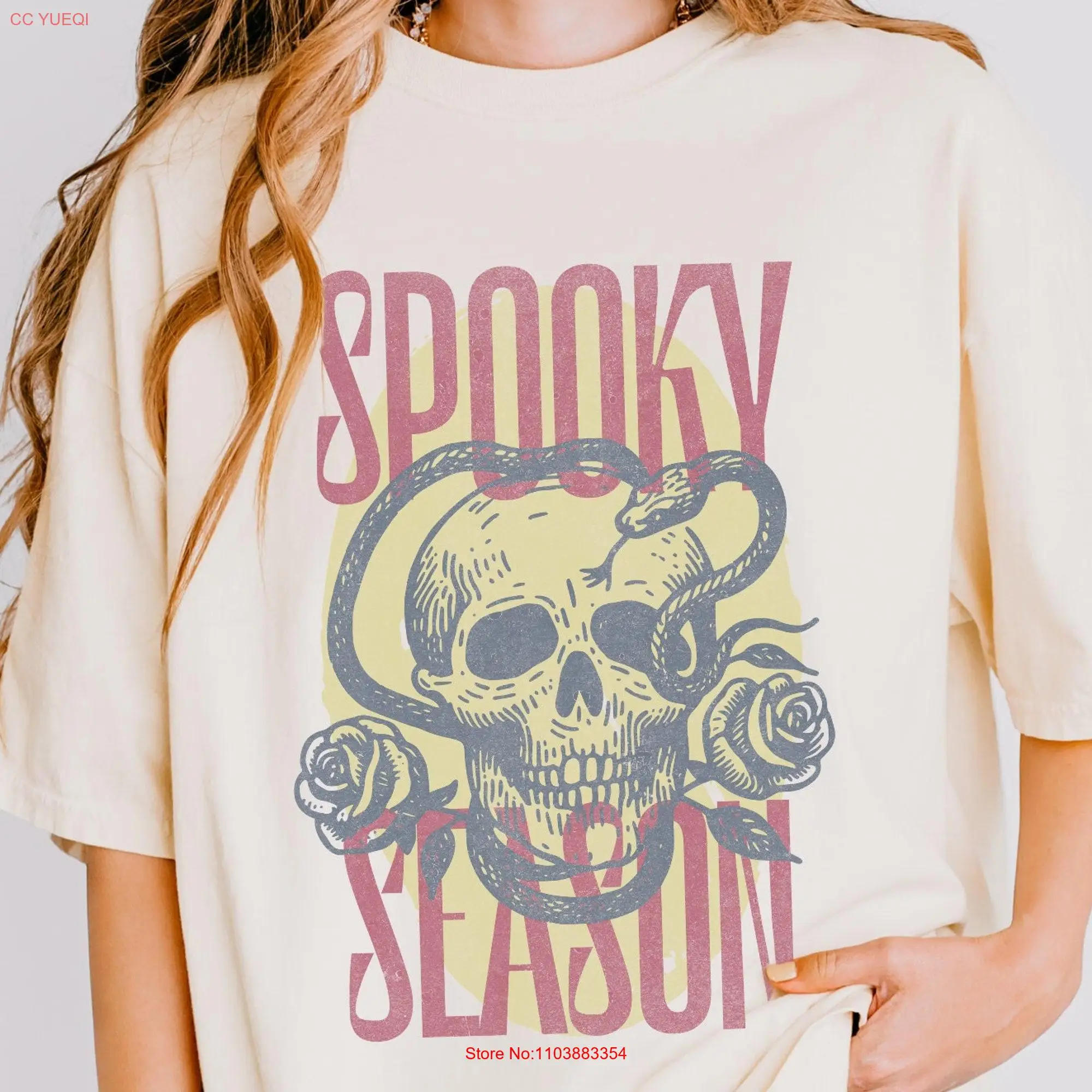 Костюм со скелетом голова и змея окрашенная футболка удобные цвета Хэллоуин розы