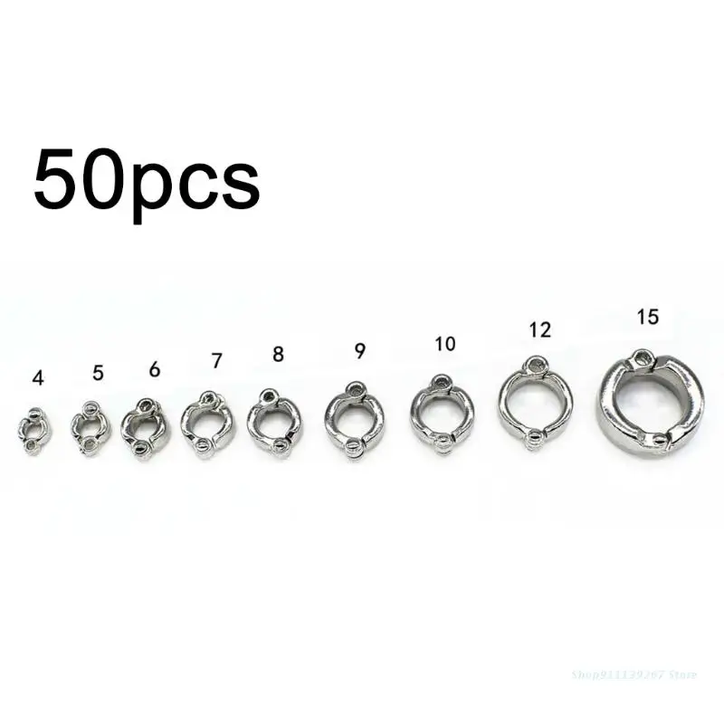 

50 шт., кольца для птиц C5AD, из сплава