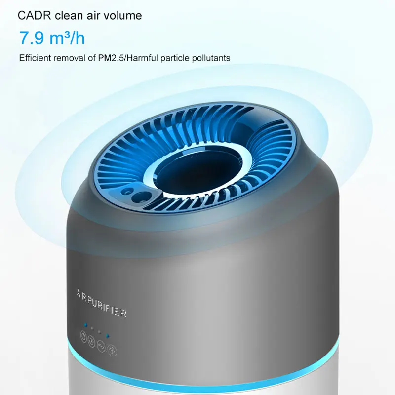 Портативный Автомобильный Очиститель Воздуха С Датчиком Жестов Удаление Дыма PM2