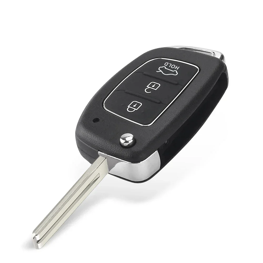 Фото KEYYOU 10 шт. флип-чехол для дистанционного ключа автомобиля 3/4B для Hyundai Solaris ix35 ix45 ELANTRA Santa Fe HB20 Verna HY15/HY20/TOY40 Blade №3