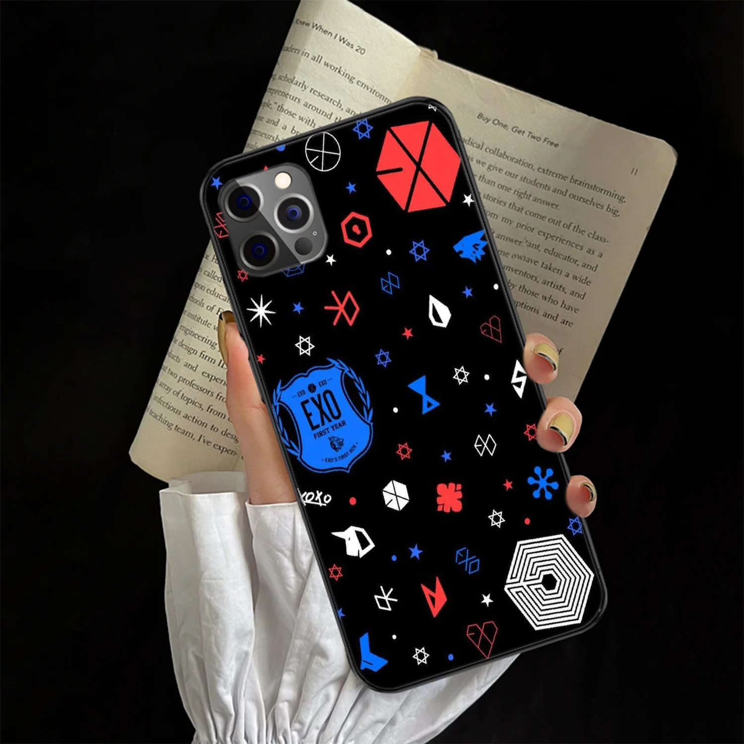 Чехол для телефона EXO Korea Kpop Girls Samsung Galaxy Note S 8 9 10 20 Plus E Lite Uitra Черный