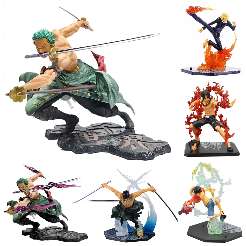 Roronoa Zoro Three-blade Sa-maximum Manga Anime Statue Pvc Action Collection Model Toys For Children
