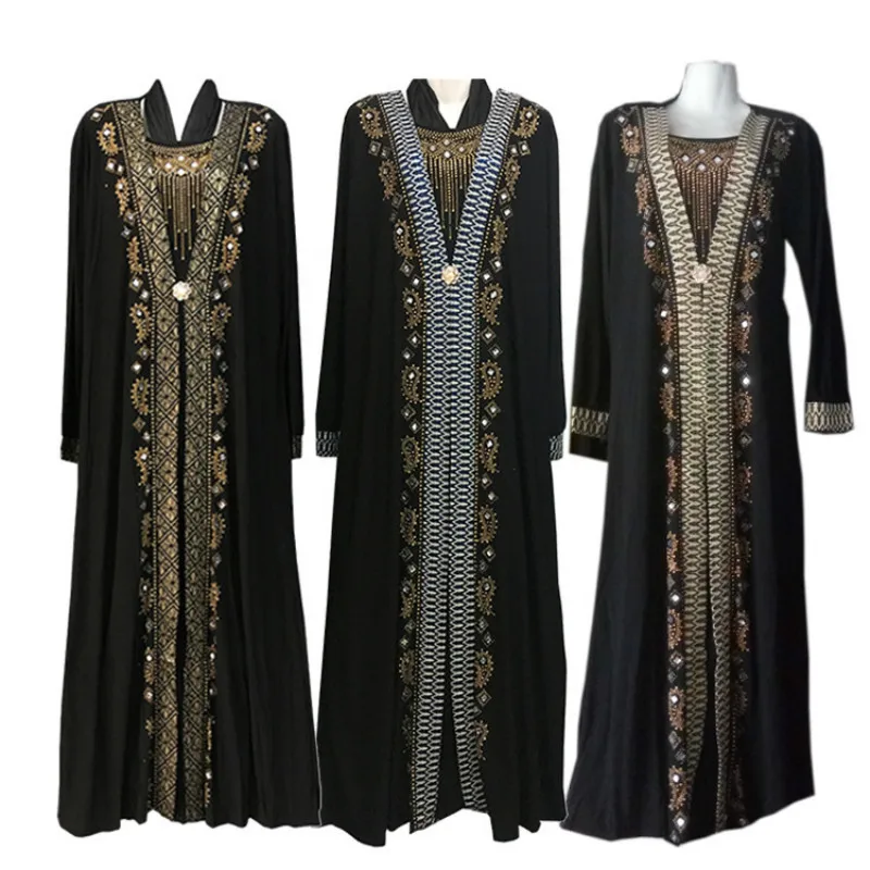 Muslim Pakistani Dress Shalwar Kameez Vintage Hoodie Robe Dubai Abaya Women Bangladesh Hijab Robe Clothing 2023 New Arabic Dress