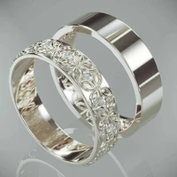 fashion mens titanium steel ring mirror polished ring engagement high quality ring size 6 10