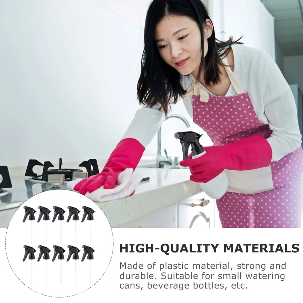 10 шт. насадка для распылителя прозрачные верхние триггеры воды пластиковые