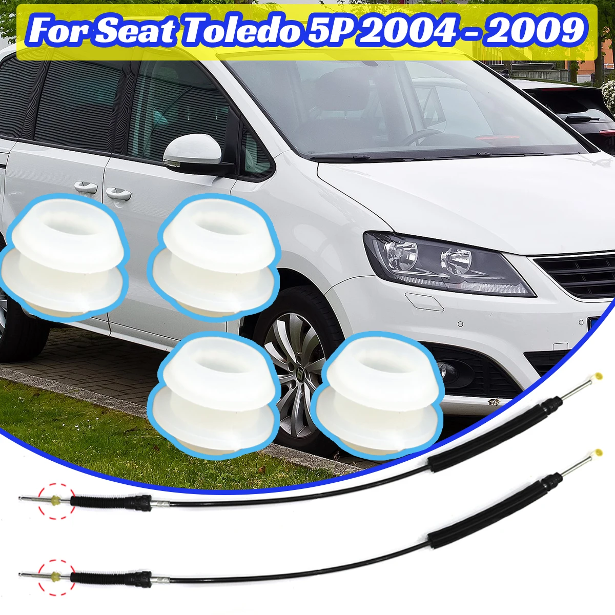 4x трос переключения передач втулка рычага рычаг ручная передача для Seat Toledo 5P