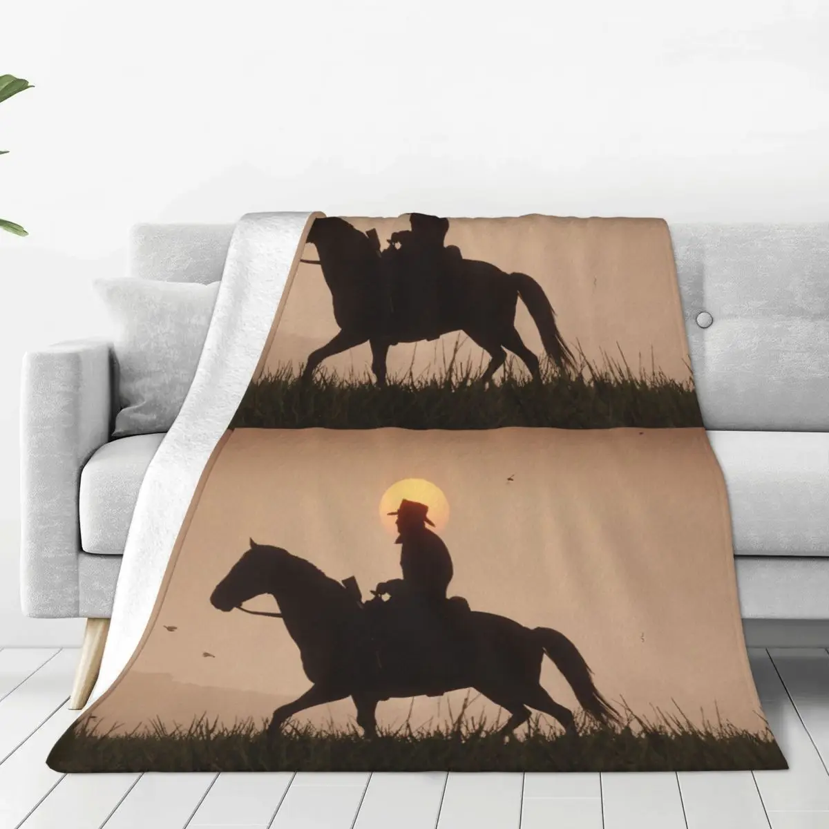 Фланелевые одеяла Red Dead Redemptions 2 RDR2 ковбойское одеяло на Запад США для дивана супер