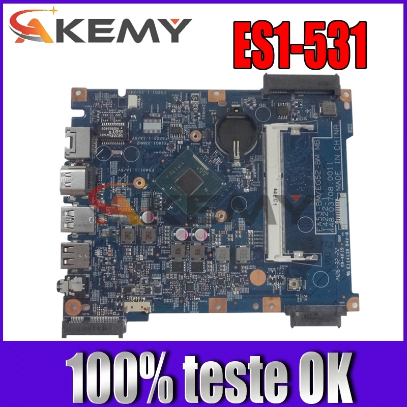 

for NBMZ811002 Macro A Acer Aspire ES1-531 Extensa 2519 Packard Bell Easynote TG81-BA Dominno_BA 448.05302.00118 Free Shipping