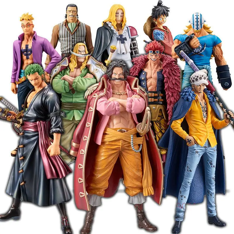 

Bandai Original BANPRESTO One Piece Luffy Zoro Nami Sanji Ace Sabo Law Action Figure Toys Collectible Model Gifts for Kids