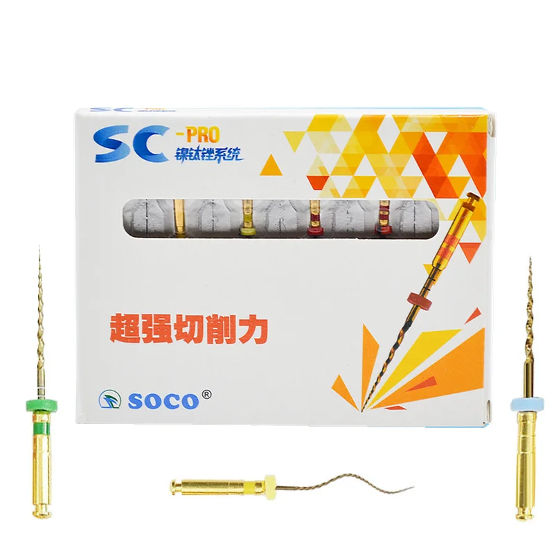 Инструменты для корневого канала den tal файловая система с вращением на одной ноте