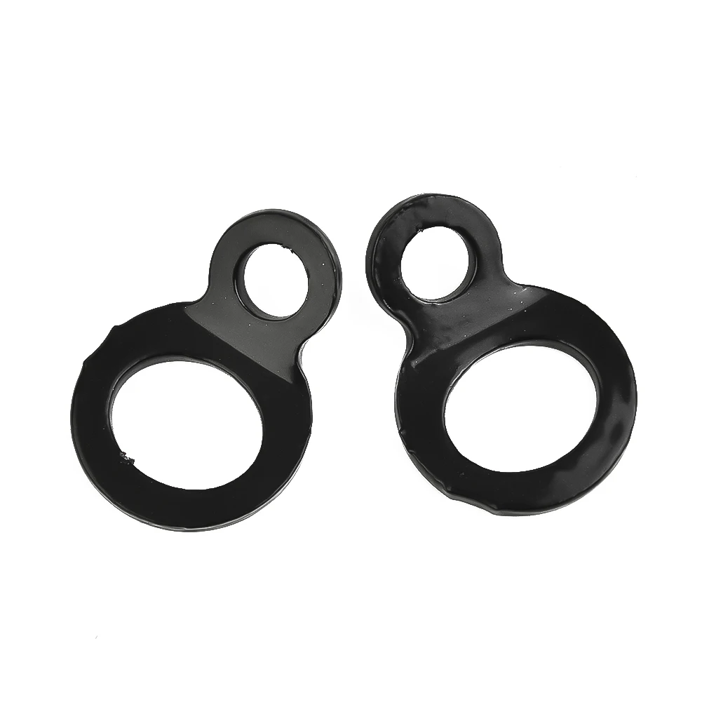 

Bike Tie Down Strap Rings Black For Motorcycle Kayaks Point Securing Trailer