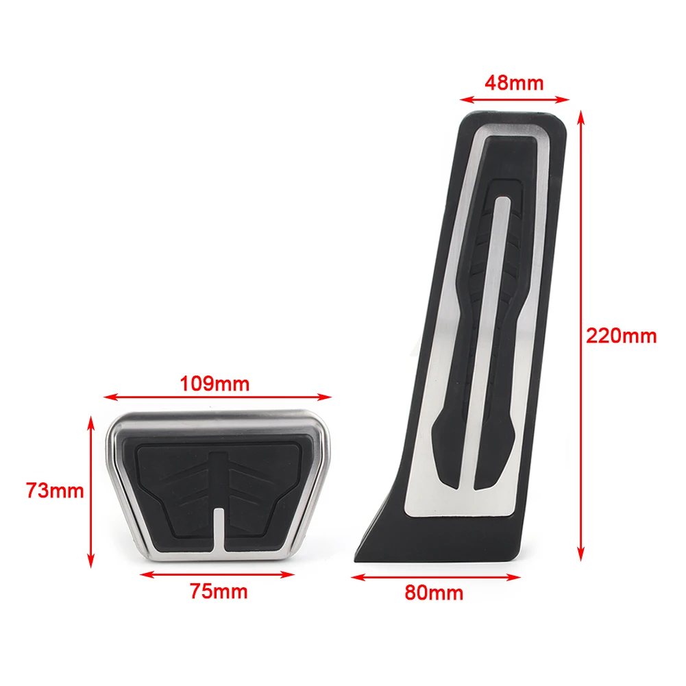 Автомобильная крышка педали тормоза без дрели AT Pad для BMW X3 X5 X6 1 2 3 4 5 6 7 серии F20 F21 F22