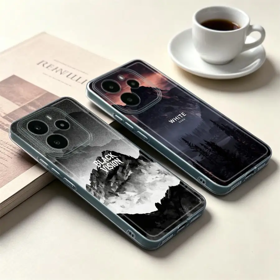 Фото Чехол для Xiaomi Poco X3 NFC X3 Pro, мягкий чехол для телефона Mountain Forest №3