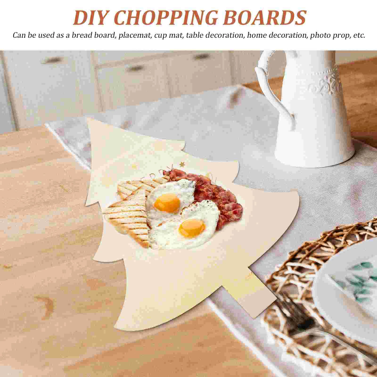 6 шт. деревянная разделочная доска DIY поднос доски для закусок и тортов ремесло