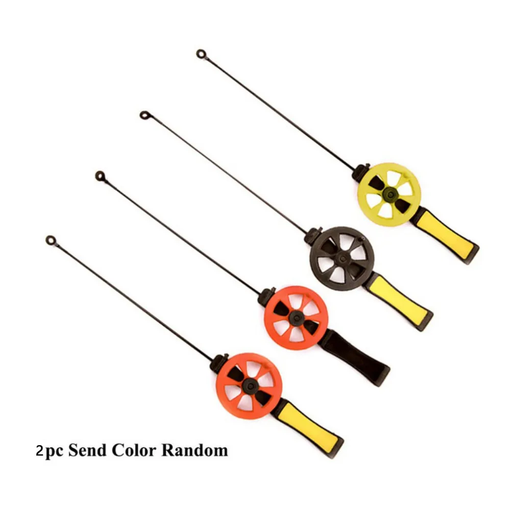 

2 шт. удочка для зимней подледной рыбалки с катушкой уличная спортивная Удочка любого цвета