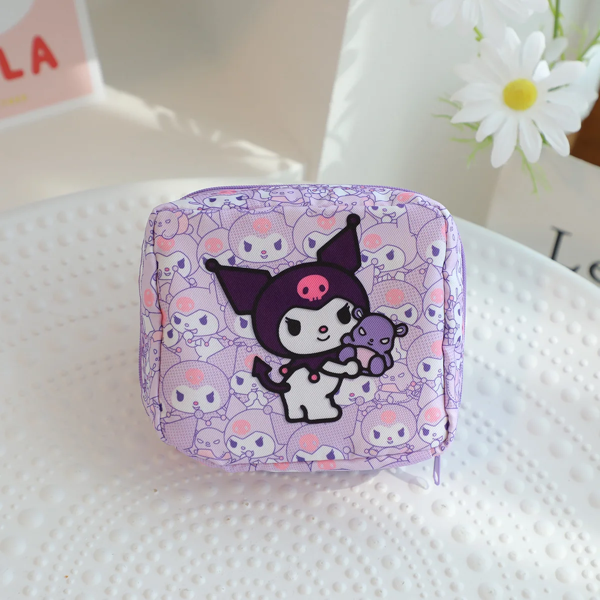 Sanrio Kuromi косметичка для хранения гигиены унисекс черный My Melody Penny кошелек подарок