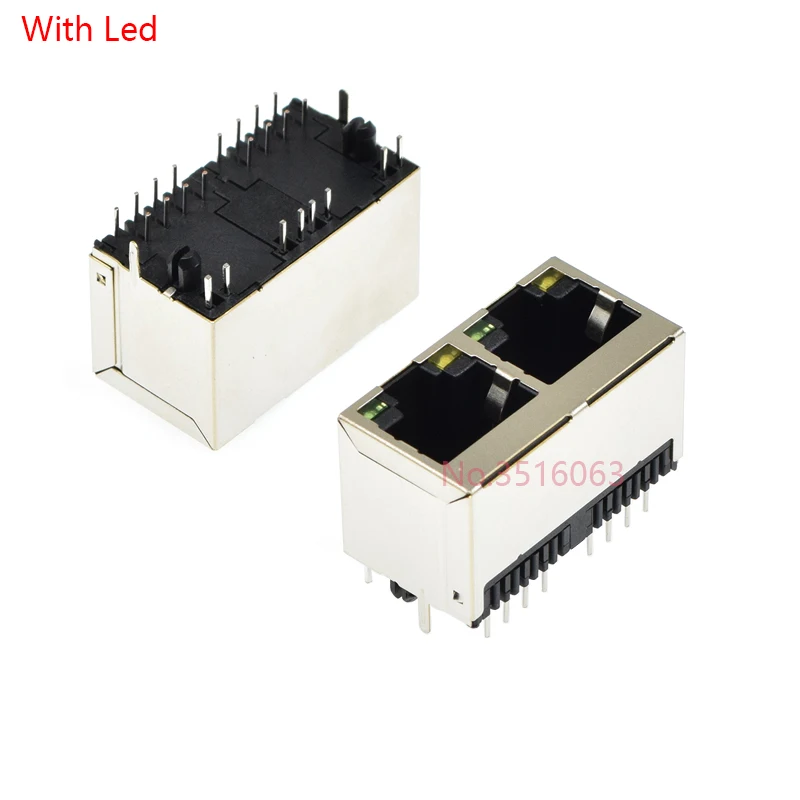 

2 шт. RJ45 сетевые розетки ALINSIN с подсветкой