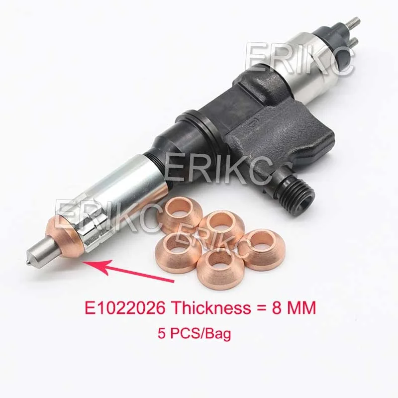 

5pcs Tapered Copper Washer E1022026 Common Rail Diesel Fuel Injector Nozzle Gasket Copper Washer For Denso Injectors