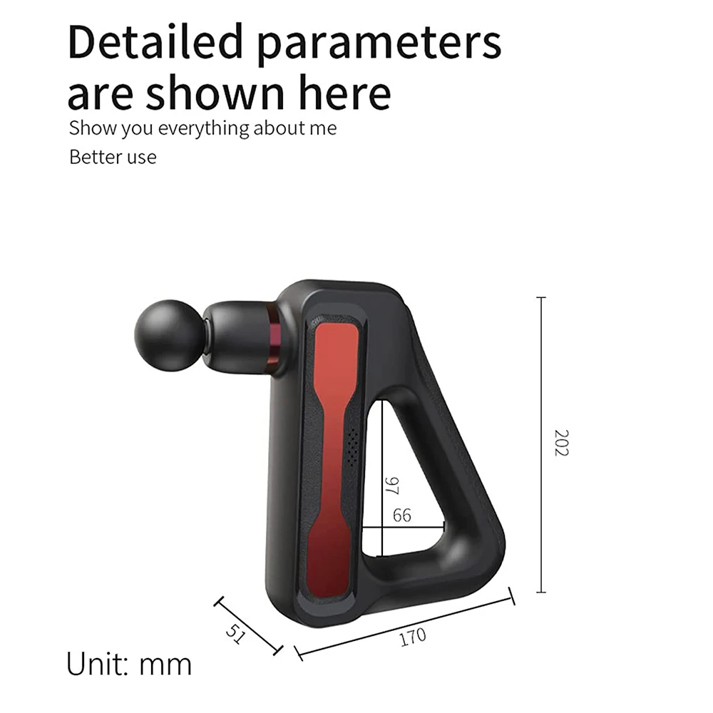32 скорости массажный пистолет для глубоких тканей Электрический массажер шеи