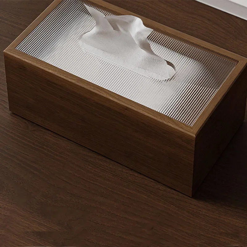 Деревянная настольная коробка для салфеток в китайском стиле простая роскошная