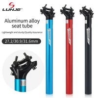 lunje mountain bike seatpost angle adjustable bicycle seat tube aluminum alloy rear floating seat tube 27 2 30 9 31 6mm dropper