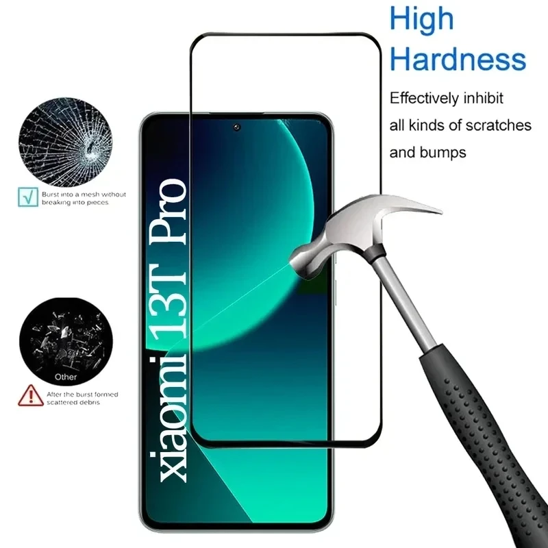 Фото Защита экрана для Xiaomi Poco X6 Pro X5 X3 NFC F3 C65 11 Lite 5G Ne 12 13T 12T 11T C40 C55 C61 X4 M5 F1 9T 10T 14 13 A3, стекло №3