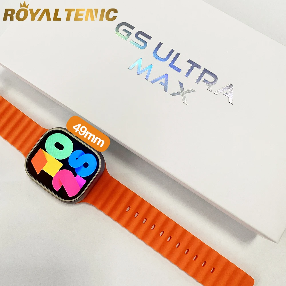 

Новинка 2023, умные часы GS ULTRA MAX с OLED-экраном, высокий уровень обновления, лучшие Смарт-часы, спортивные модели, GPS-трекер, Смарт-часы HK8 HK9
