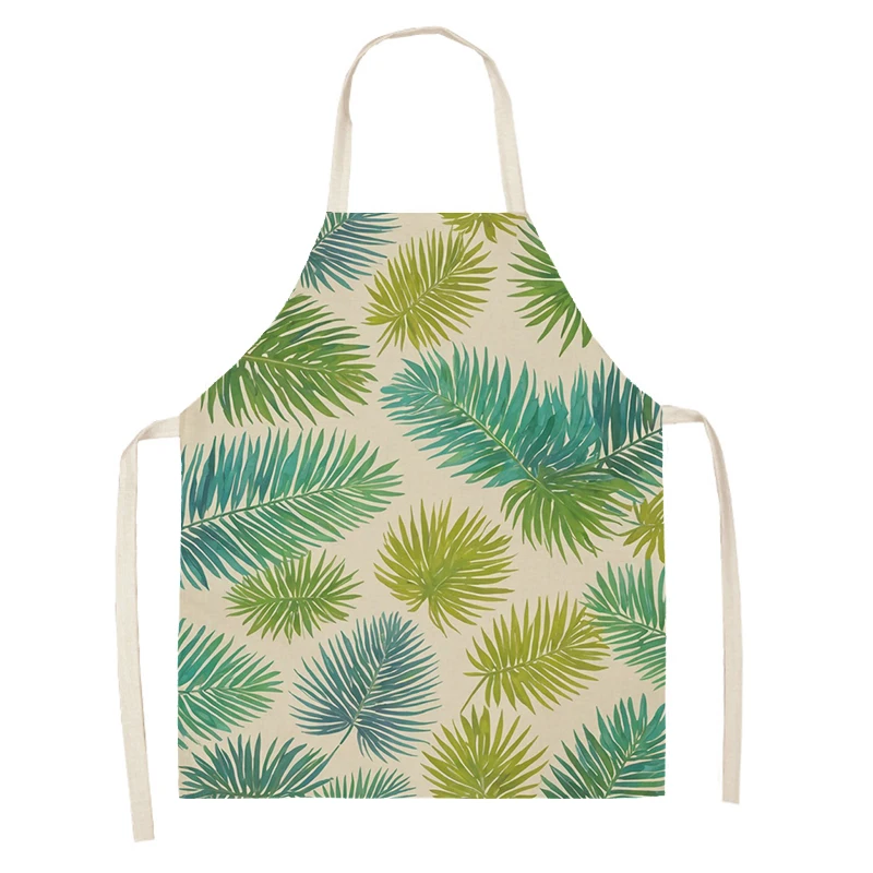 Льняной кухонный фартук для женщин большой размер