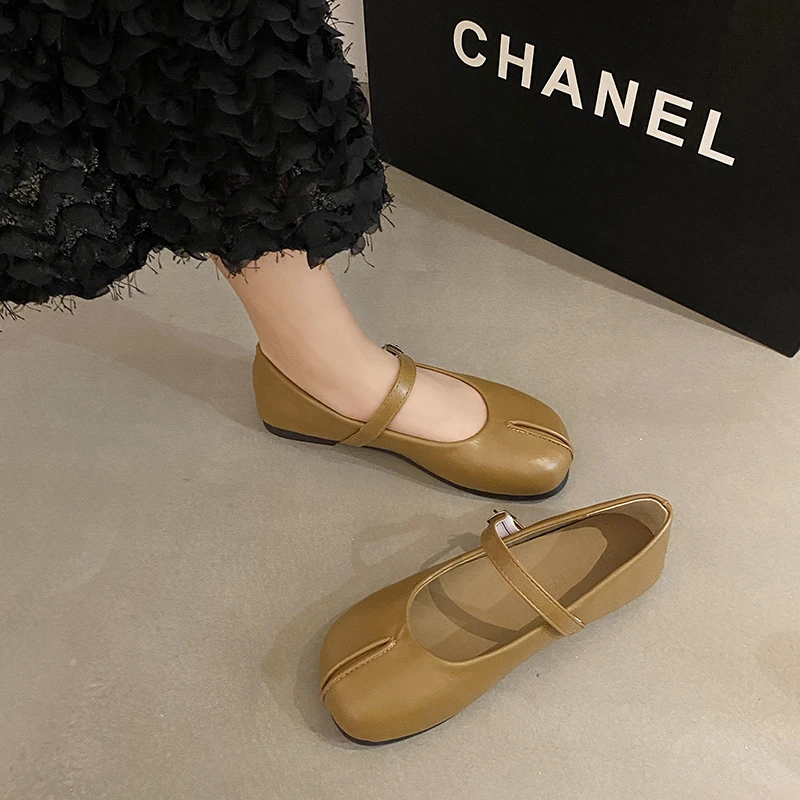 

Туфли-оксфорды женские с закрытым носком, мягкие повседневные кожаные кроссовки, круглый носок, плоская подошва, удобная летняя обувь, Mocca, 2023