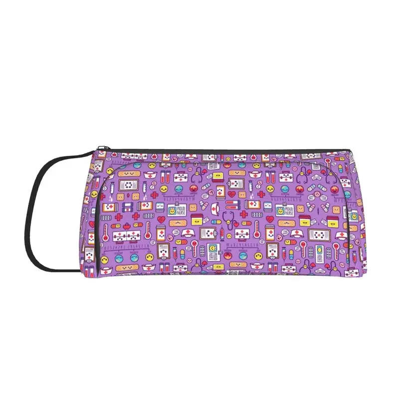

Customized Proud To Be A Nurse Kawaii Pencil Case Bag Girl Boy Large Capacity Health Care Nursing Pencil Box School Accessories