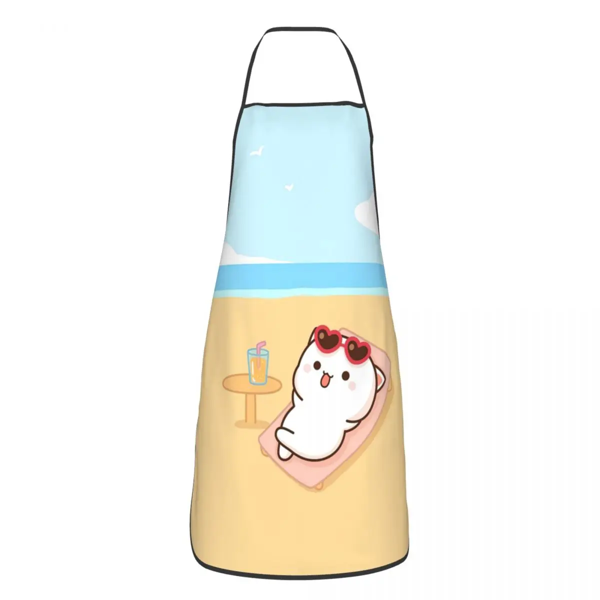 

Фартуки Mochi Cat персик и Гома для женщин мужчин и взрослых унисекс кухонный нагрудник шеф-повара фартук кухня Приготовление выпечки Садоводс...