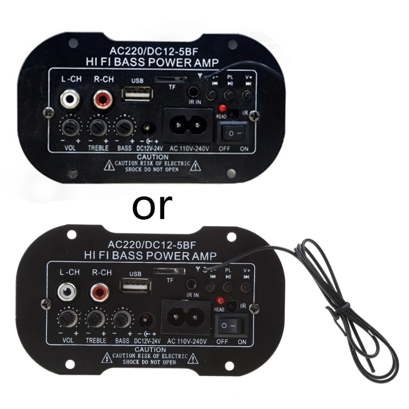 

Amplifier Board 25-30W Car Power Amplifier Board Support TF MP3 FM HIFI E65C