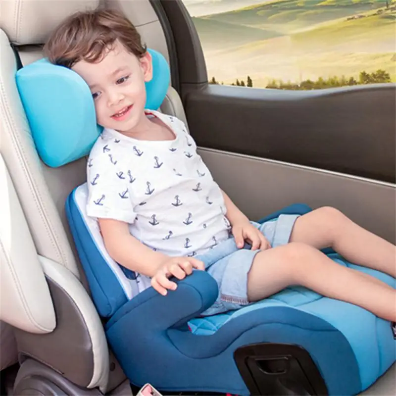 

Car Headrest Children's Car Seat Side Sleeping Pillow Soft Memory Foam Slow Rebound Car U-shaped Neck Pillow