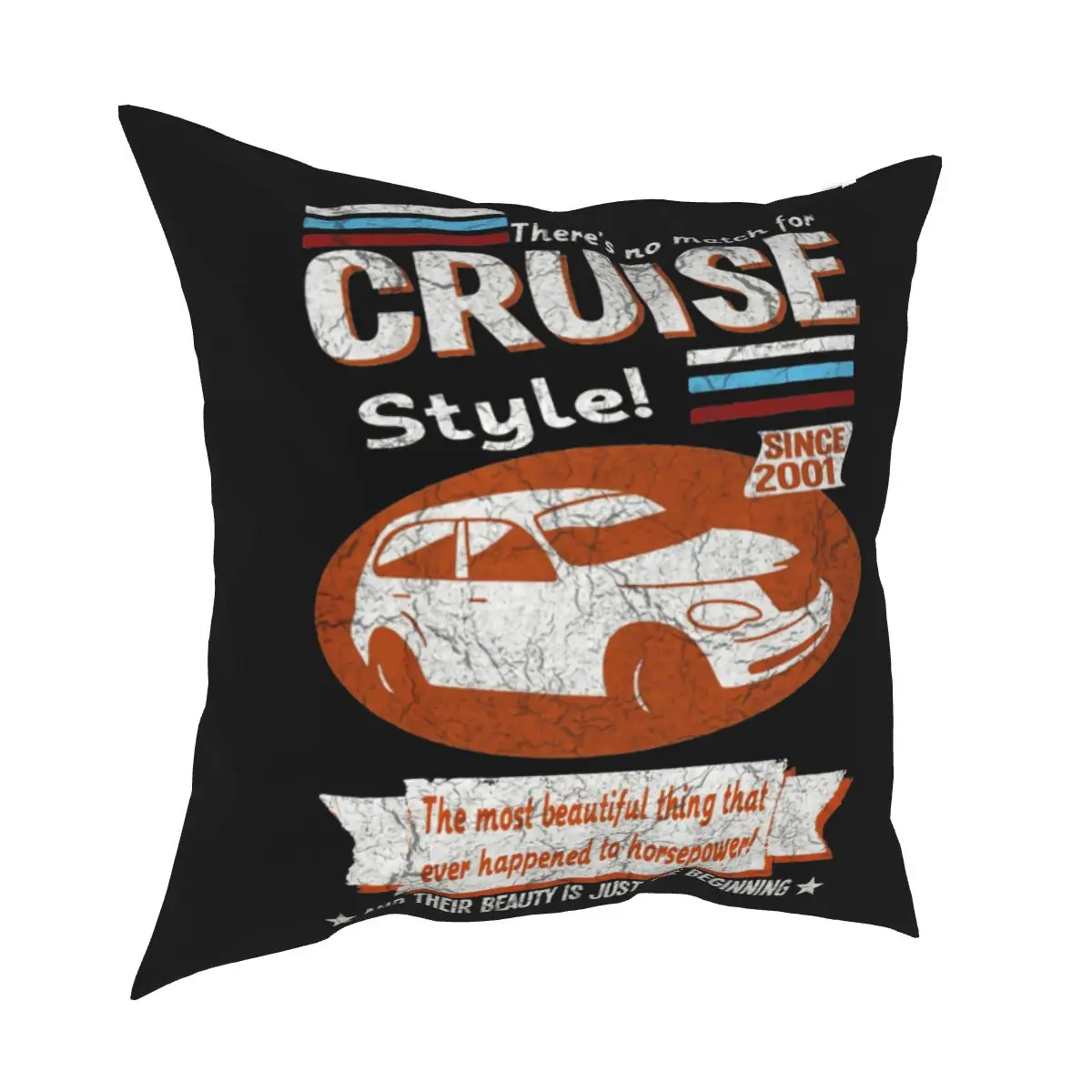 

Soft Chrysler Pt Cruiser 2001 Retro Style Car Pillowcase Throw Pillow Cover Creative Thickened Comfortable