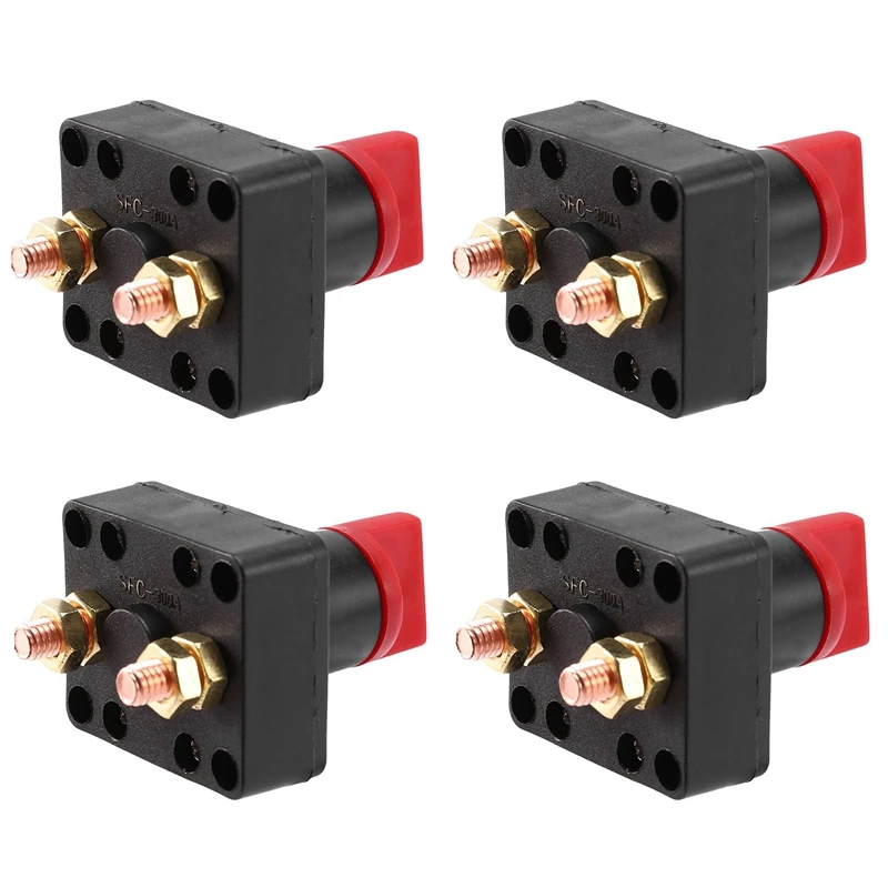 

Battery Switch Power Disconnect Switch Rotary Isolator Cut OFF Switch For Car Boat Marine Truck Caravan (Type J 4Pcs)