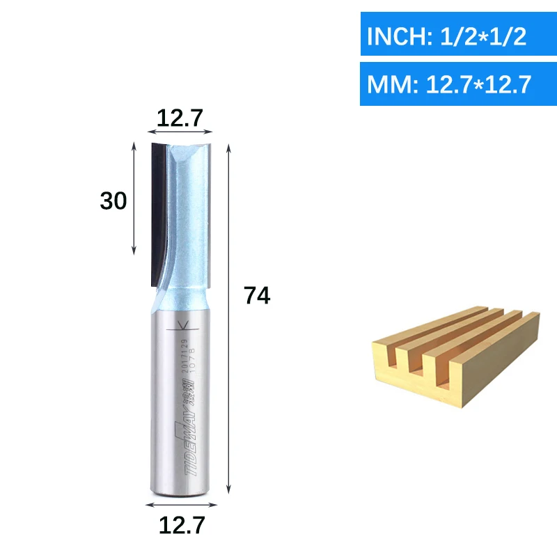 

Tideway 2-зубая прямая фреза из твердосплавного сплава